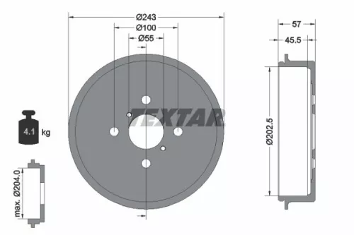 Remtrommel TEXTAR 94045200)