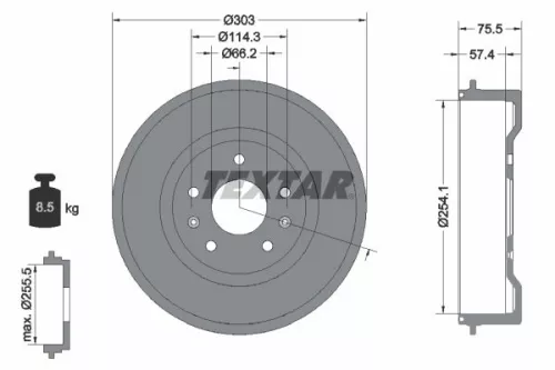 Remtrommel TEXTAR 94032800)