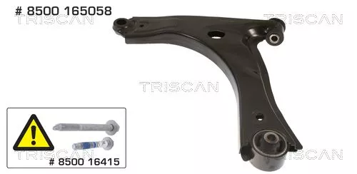 Draagarm/achterwielophanging TRISCAN 8500 165058)