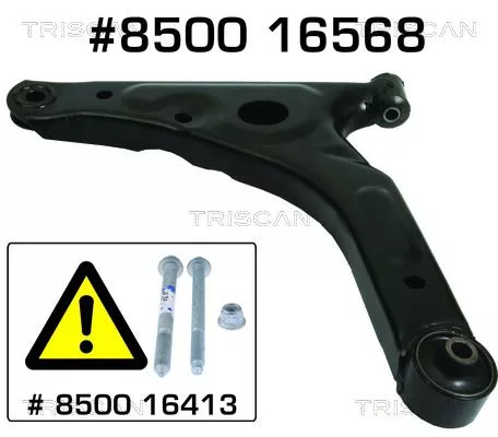 Draagarm/achterwielophanging TRISCAN 8500 16568)