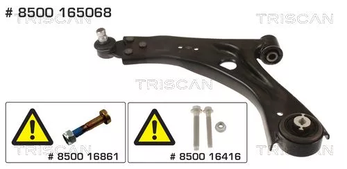 Draagarm/achterwielophanging TRISCAN 8500 165068)