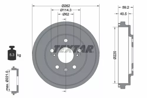 Remtrommel TEXTAR 94047600)