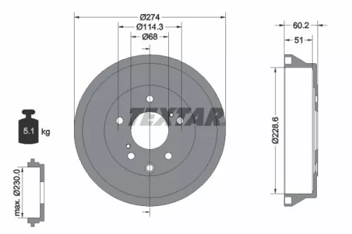 Remtrommel TEXTAR 94047800)