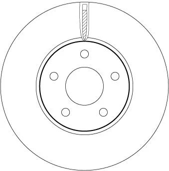 Brake Disc TRW DF6975)