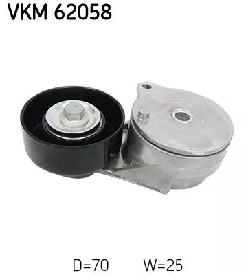 Riemspanner, V-geribbelde riem SKF VKM 62058)
