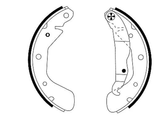 Brake Shoe Set TEXTAR 91044800)