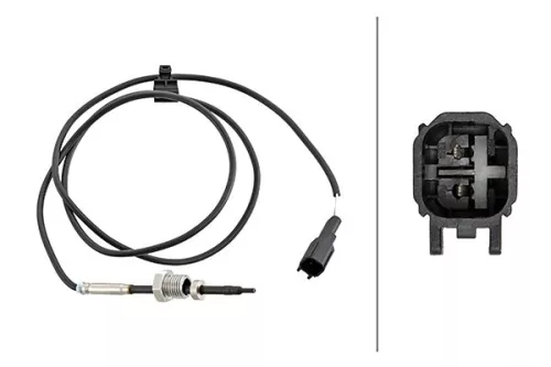 Sensor, uitlaatgastemperatuur HELLA 6PT 358 181-781)