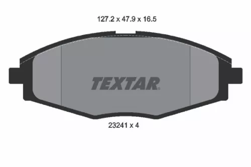 Remblokkenset, schijfrem TEXTAR 2324102)