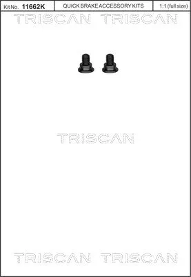 Schroevenset, remschijf TRISCAN 8105 116003)