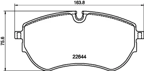 Remblokkenset, schijfrem TEXTAR 2264403)