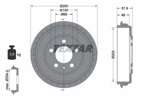 Remtrommel TEXTAR 94048200)