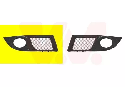 Ventilatierooster, bumper VAN WEZEL 1637594)