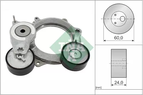 Riemspanner, V-geribbelde riem Schaeffler INA 534 0718 10)