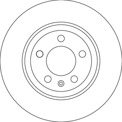 Remschijf TRW DF4624)