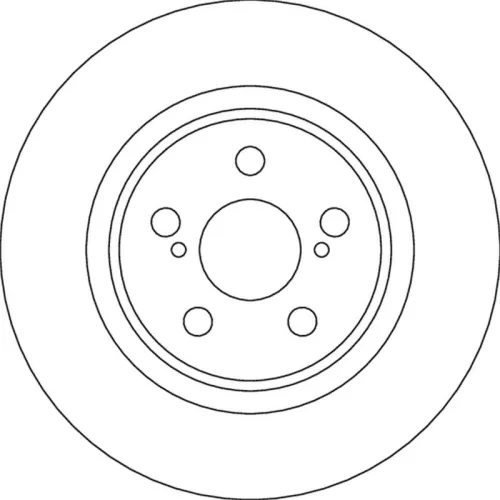 Remschijf TRW DF4641)