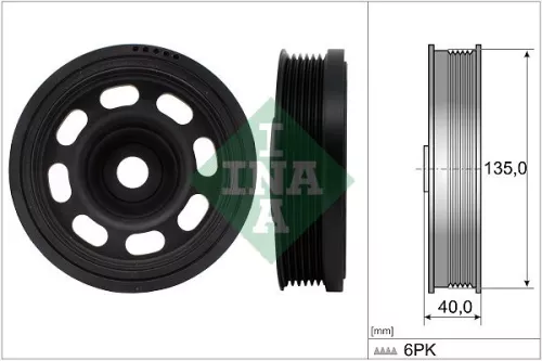 Riempoelie, krukas Schaeffler INA 544 0184 10)