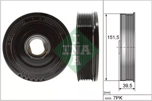 Riempoelie, krukas Schaeffler INA 544 0177 10)
