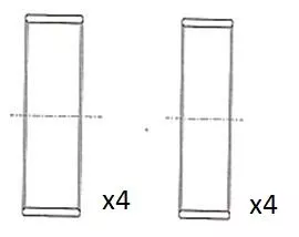 Drijfstanglager FAI AutoParts BB2062-STD)