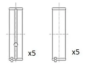 Krukaslager FAI AutoParts BM1038-STD)