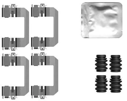 Accessoirekit, schijfremblokken TEXTAR 82561800)