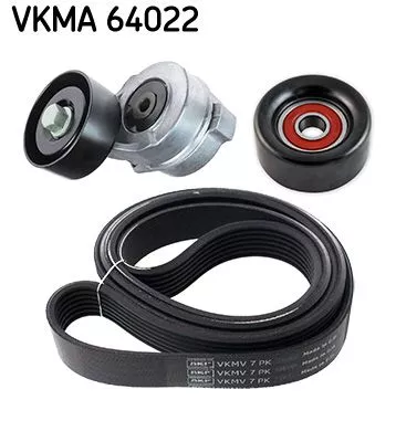 V-geribbelde riemset SKF VKMA 64022)