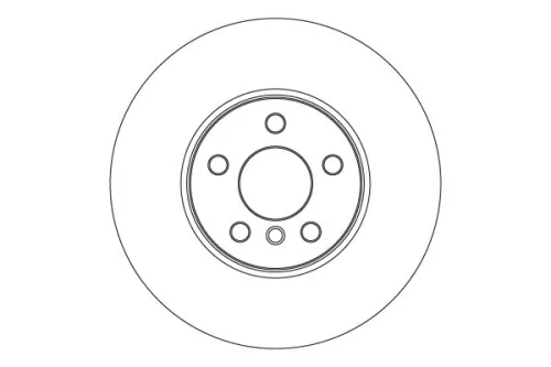 Remschijf TRW DF6834S)