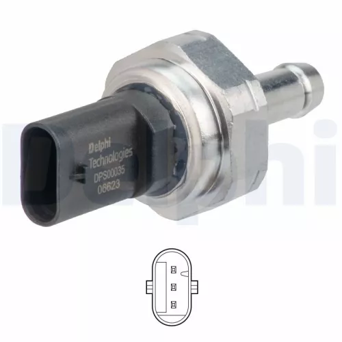 Sensor, uitlaatdruk DELPHI DPS00035-12B1)