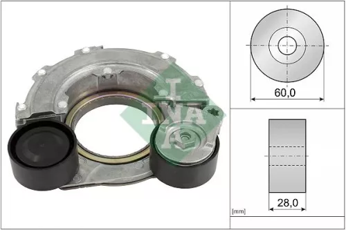 Riemspanner, V-geribbelde riem Schaeffler INA 534 0796 10)