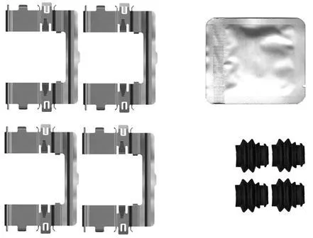 Accessoirekit, schijfremblokken TEXTAR 82562000)