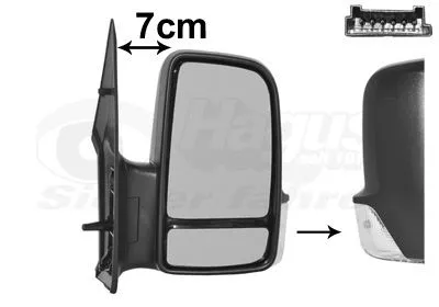 Exterior Mirror VAN WEZEL 5862808)