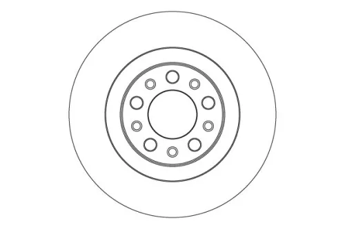 Remschijf TRW DF3986)