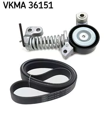 V-geribbelde riemset SKF VKMA 36151)
