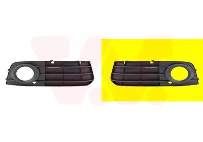 Ventilatierooster, bumper VAN WEZEL 0327595)