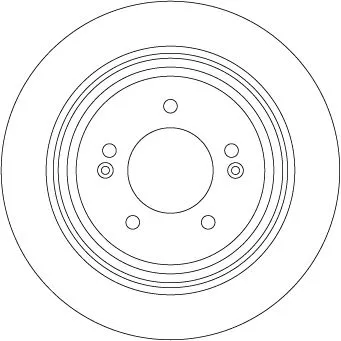 Remschijf TRW DF6573)