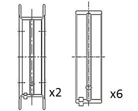 Krukaslager FAI AutoParts BM1016-STD)