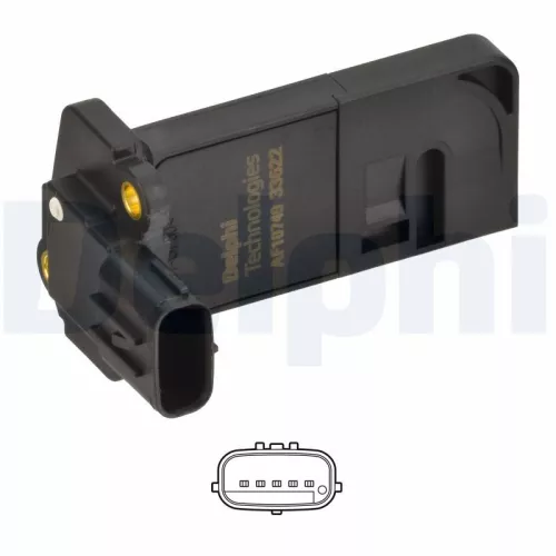 Luchtmassastroomsensor DELPHI AF10749-12B1)