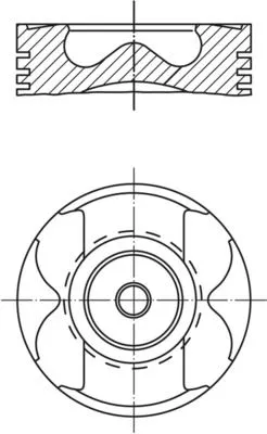 Zuiger MAHLE 021 PI 00125 000)
