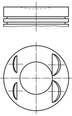 Zuiger MAHLE 021 PI 00127 000)