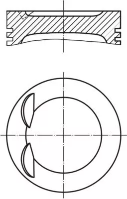 Zuiger MAHLE 028 PI 00134 002)