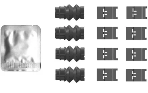 Accessoirekit, schijfremblokken TEXTAR 82553100)