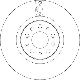 Brake Disc TRW DF6933)