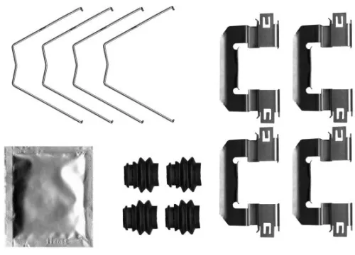 Accessoirekit, schijfremblokken TEXTAR 82551900)