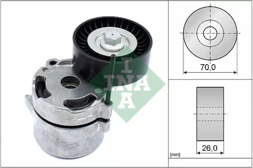 Belt Tensioner, V-ribbed belt Schaeffler INA 534 0711 10)