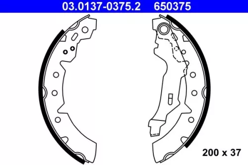 Remblokkenset ATE 03.0137-0375.2)