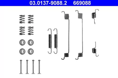 Accessoirekit, remschoenen ATE 03.0137-9088.2)
