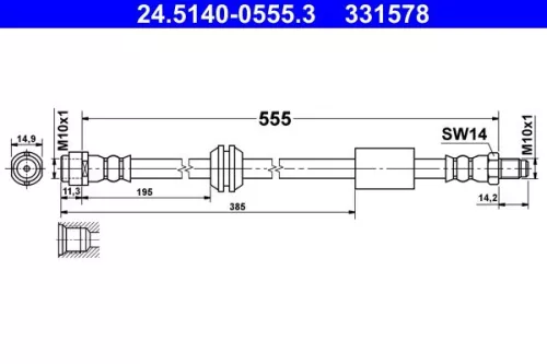 Remslang ATE 24.5140-0555.3)
