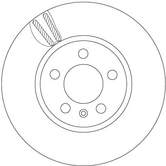 Remschijf TRW DF6964)