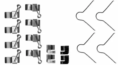 Accessoirekit, schijfremblokken TEXTAR 82547400)