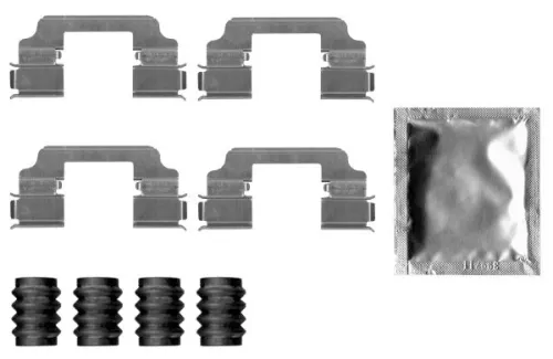Accessoirekit, schijfremblokken TEXTAR 82555700)