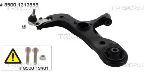 Control/Trailing Arm, wheel suspension TRISCAN 8500 13558)